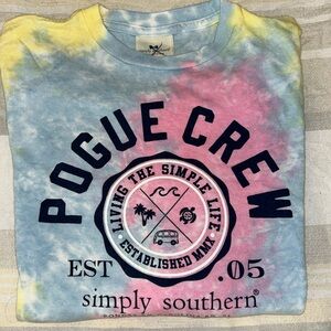 Simple southern Pogue Crew long sleeve tshirt